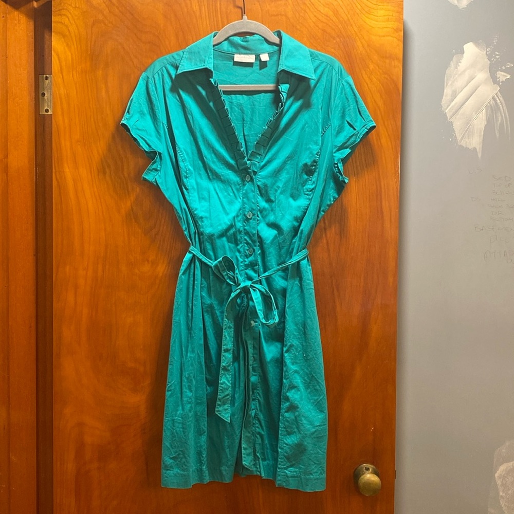 New York&Co stretch cap sleeve dress. Size XL